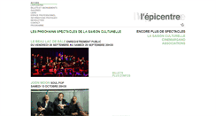 Desktop Screenshot of epicentre.ch